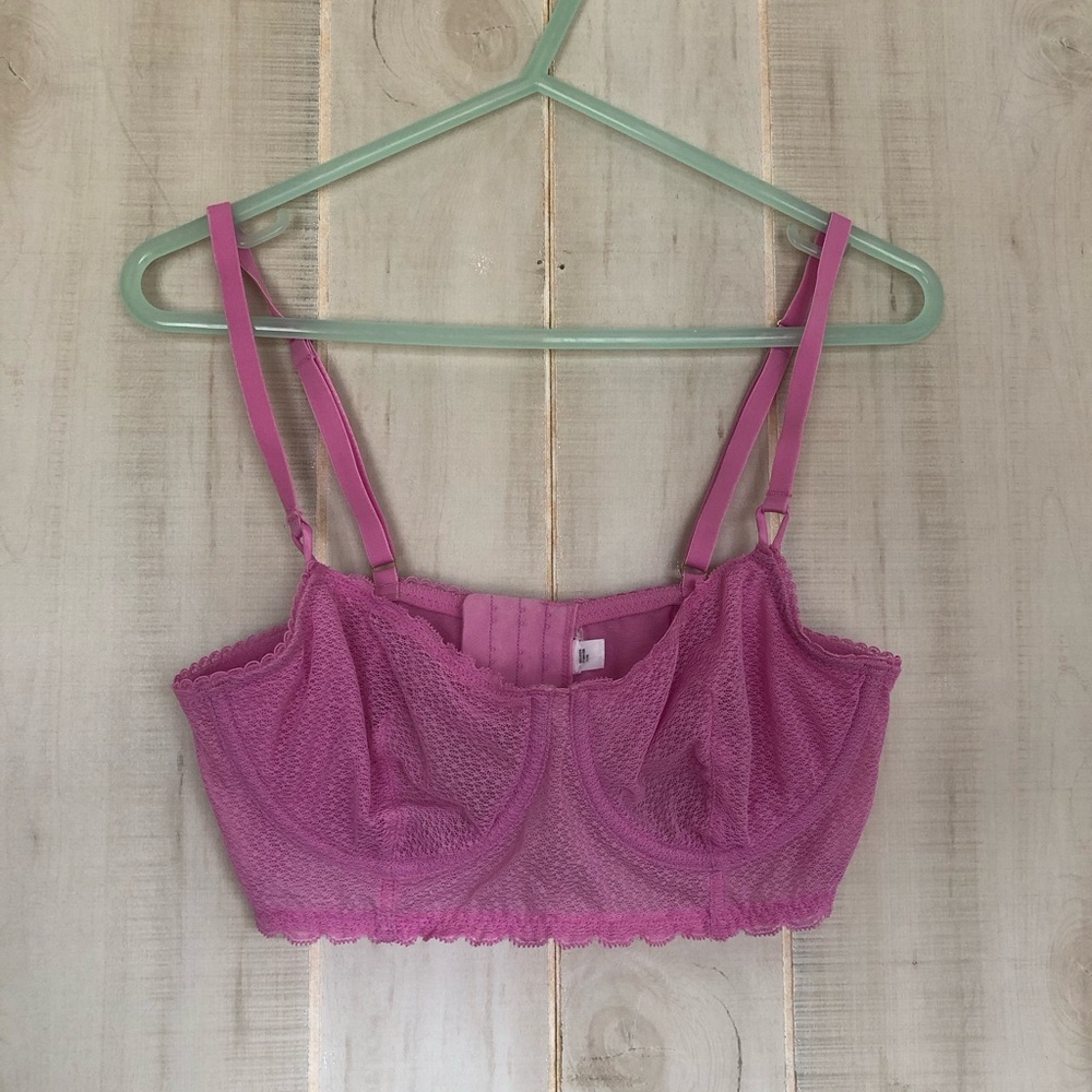 Pink Lace Bralette